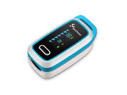 Fingertip Pulse Oximeter Cyan